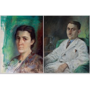Michał STAŃKO (1901-1969), Para portretów (małżonków?), 1944