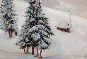 Max HANEMAN (1882-1944), Zima w górach, 1935