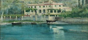 Francesco LOJACONO (1841-1915) ?, Willa nad wodą