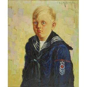 Grzegorz MENDOLY (?-1943), Chłopczyk w marynarskim ubranku
