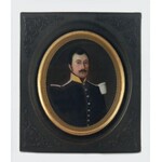 Leon BRZEZIŃSKI (1809-1865), Miniatura - Portret mężczyzny