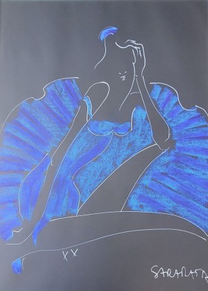 Joanna Sarapata, Ballerina w niebieskiej sukni