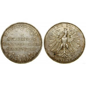 Niemcy, talar, 1859, Frankfurt