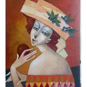 Jan Bonaventura Ostrowski, Lady in a Hat, 2023