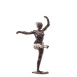 Edgar Degas (1834 Paris - 1917 Paris), Tänzerin, vierte Position vorwärts auf dem linken Bein (Danseuse, position de quatrième devant sur la jambe gauche).