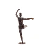 Edgar Degas (1834 Paris - 1917 Paris), Tänzerin, vierte Position vorwärts auf dem linken Bein (Danseuse, position de quatrième devant sur la jambe gauche).