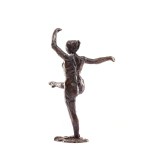 Edgar Degas (1834 Paříž - 1917 Paříž), Tanečnice, čtvrtá poloha vpřed na levé noze (Danseuse, position de quatrième devant sur la jambe gauche).