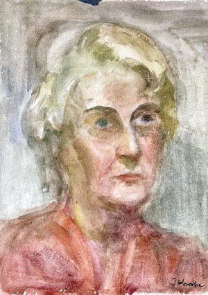 Irena Knothe (1904-1986), Portret kobiety, lata 60. XX w.