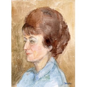 Irena Knothe (1904-1986), Portret przyjaciółki, lata 60. XX w.