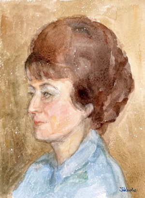 Irena Knothe (1904-1986), Portret przyjaciółki, lata 60. XX w.