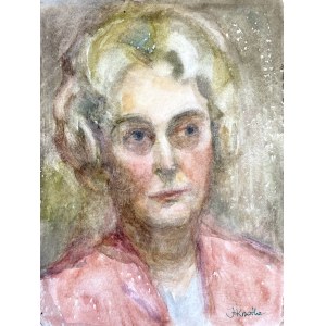 Irena Knothe (1904-1986), Portret kobiety, lata 70. XX w.