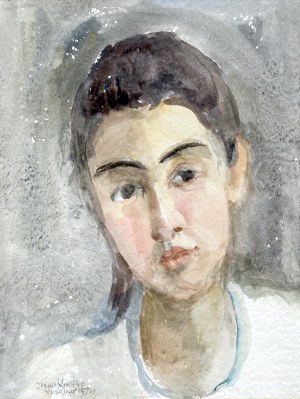 Irena Knothe (1904-1986), Portret młodej Bułgarki, lata 60. XX w.