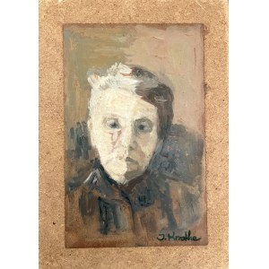 Irena Knothe (1904-1986), Portrait of a woman, 1950s.