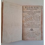 CHOMPRE Pierre - Słownik Mytologiczny Czyli Historya Bogów Bajeczna 1784