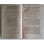 Radziwiłł Treter Ierosolymitana peregrinatio ilustrissimi principis Nicolai Christophori 1614 Peregrynacja do Ziemi Świętej