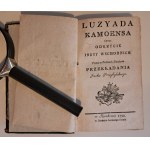 KAMOENS Ludwik - LUZYADA KAMOENSA czyli ODKRYCIE INDYY WSCHODNICH Kraków 1790