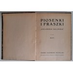 BOY-Żeleński Tadeusz - Piosenki i fraszki Zielonego Balonika 1908