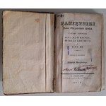 PASEK Jan Chryzostom - Memoiren aus der Regierungszeit von Jan Kazimierz, Michał Korybut und Jan III 1836 1.