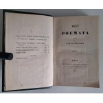 SLOWACKI Juliusz - Three poems. 1st edition. Paris 1839