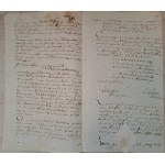 Rękopis miasto Gniew Mewe 12 września 1796