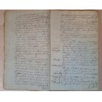 Rękopis miasto Gniew Mewe 13 października 1809