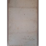 Rękopis miasto Gniew Mewe 27 stycznia 1796