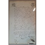 Rękopis miasto Gniew Mewe 8 grudnia 1799