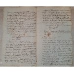 Rękopis miasto Gniew Mewe 6 listopada 1799