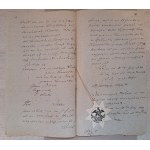 Rękopis miasto Gniew Mewe 24 lipca 1840