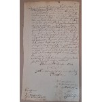 Manuskript Stadt Gniew Mewe 14. November 1804