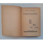 GOMBROWICZ Witold - Ferdydurke [Erstausgabe 1938] [ill. Bruno Schulz].