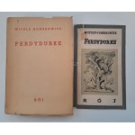 GOMBROWICZ Witold - Ferdydurke [Erstausgabe 1938] [ill. Bruno Schulz].