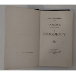 KONOPNICKA Marya - Poezye I Fragmenty 1902