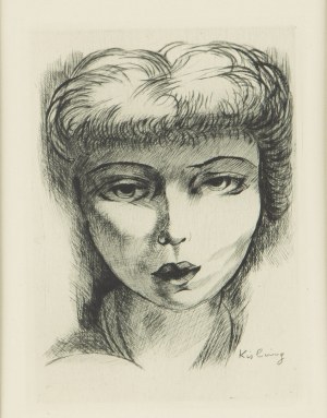 Mojżesz Kisling ( 1891 - 1953 ), Portret kobiety