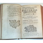 JABŁOŃSKI - INSTITUTIONES HISTORIAE CHRISTIANAE t.1-3 [komplet w 1 wol.] 1766