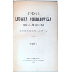 BIBLIOTEKA PISARZY POLSKICH KAROLA MIARKI. KONDRATOWICZ, KRASIŃSKI, SŁOWACKI - DZIE£A 10 sv. secesní vazby