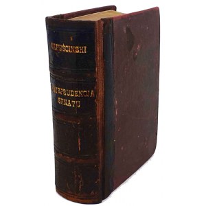 KAPUŚCIŃSKI - JURYSPRUDENCJA SENATU Z LAT DWUDZIESTU SZEŚCIU (1842-1867).