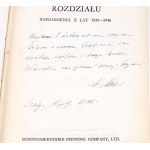 ANDERS- BEZ OSTATNIEGO ROZDZIAŁU wyd. 1, dedykacja Autora!