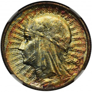 Głowa Kobiety 2 złote 1934 - NGC MS65★ 