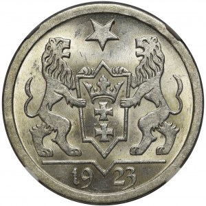 Wolne Miasto Gdańsk - 2 guldeny 1923 - NGC MS64