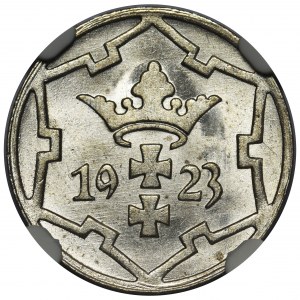 Wolne Miasto Gdańsk - 5 fenigów 1923 - NGC MS64