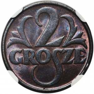 2 grosze 1928 - NGC MS66 BN