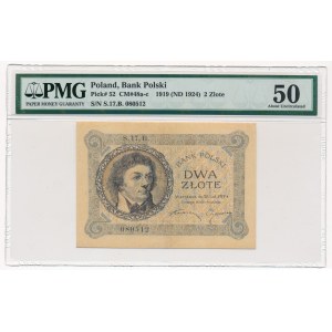 2 złote 1919 S.17.B - PMG 50 
