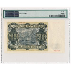 500 zloty 1940 -B- PMG 66 EPQ