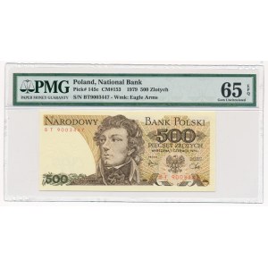 500 złotych 1979 -BT- PMG 65 EPQ