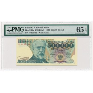 500.000 złotych 1990 -M- PMG 65 EPQ
