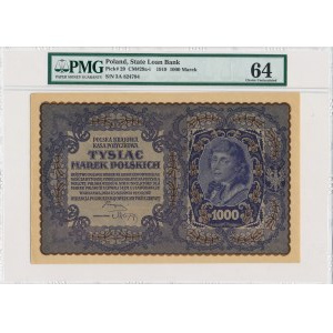 1.000 marek 1919 -III Serja A- PMG 64