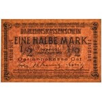 Kowno 1/2 marki 1918 -B- PMG 58 EPQ