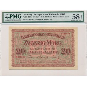 Kowno 20 marek 1918 -A- PMG 58 EPQ