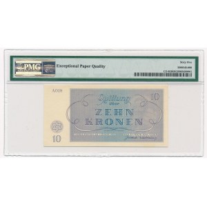 Czechosłowacja - Getto Terezin - 10 koron 1943 - PMG 65 EPQ
